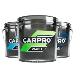 CarPro Motiv-Aufkleberset Rinse Wash Wheels, bunt/transparent, 26,5×13cm