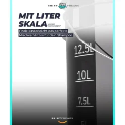 chemicalworkz Performance Buckets Wascheimer 5GAL Schwarz Transparent