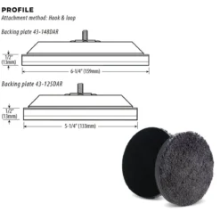 Lake Country Mikrofaser Cutting Pad blau 150mm
