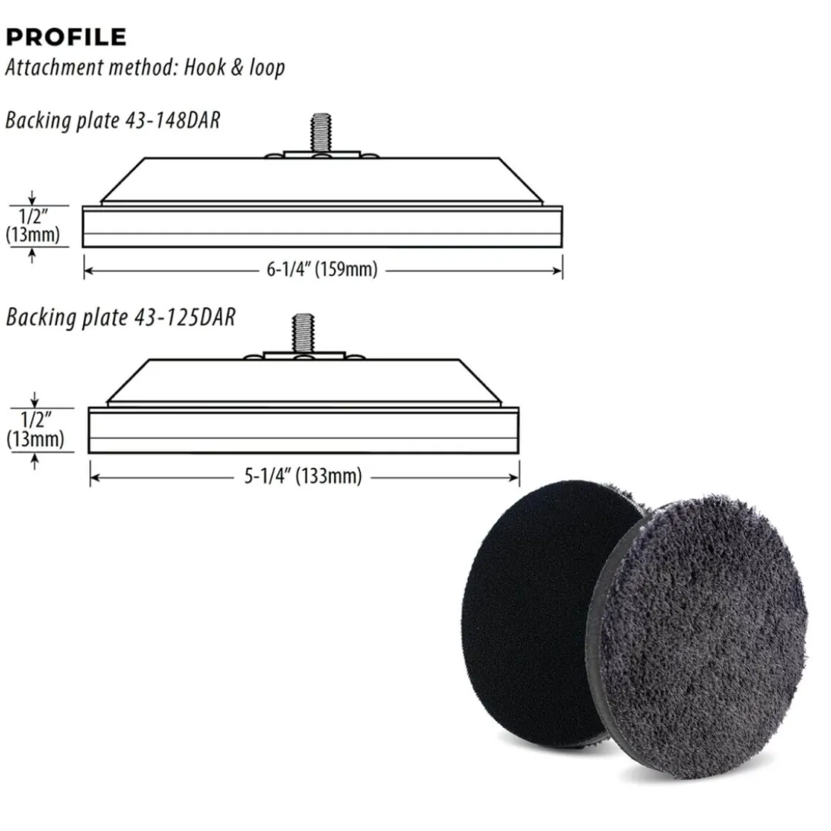 Lake Country Mikrofaser Cutting Pad blau 30mm