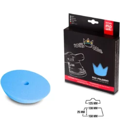 Royal Pads AIR Heavy Cut Schaum-Polierpad 130mm blau
