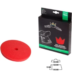 Royal Pads THIN Soft Schaum-Polierpad 130mm rot