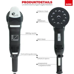 Rupes BigFoot LK 900E Zwangs-Exzenterpoliermaschine